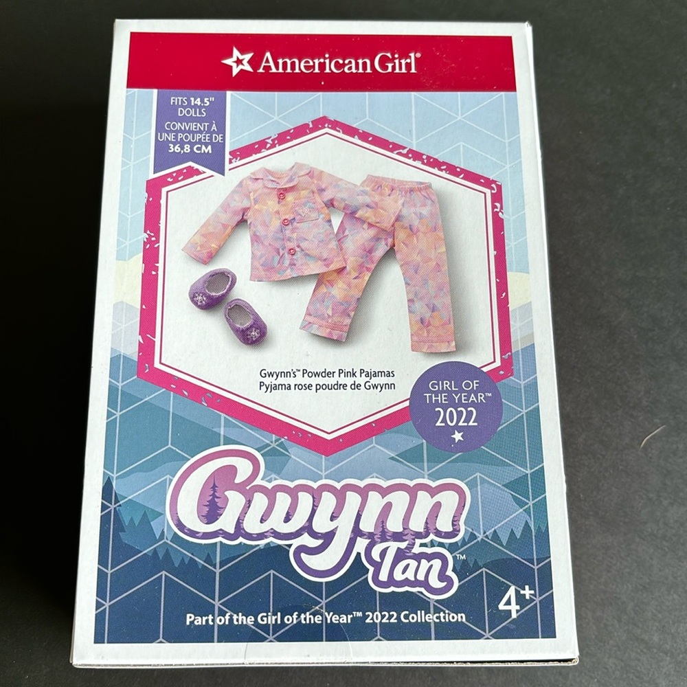 American Dolls Gwynn’s Powder Pink Pajamas for 14.5-inch Dolls